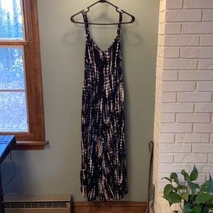 Torrid soft tie-dye jumpsuit, culottes legs